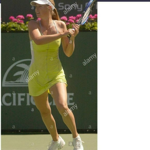 Nwt Nike Tennis Dress w/ Bra Pleated Skirt Blue White S Small - Picture 3 of 11